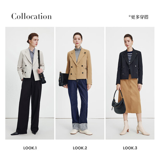 Navigare Italian Small Sailing Suit Women's Spring Commuting Short Small Suit Casual Versatile Women's Fashion Jacket Women's Technology White M