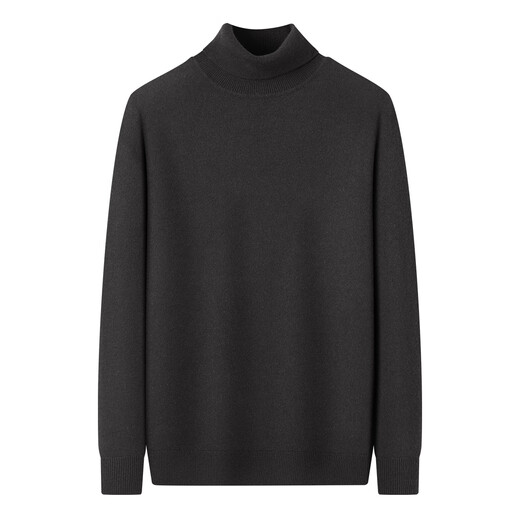 Shanshan men's 100% wool autumn and winter turtleneck sweater thickened and warm business casual comfortable skin-friendly bottoming shirt top