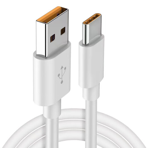 Type-c fast charging data cable is suitable for Huawei/Xiaomi/oppo/vivo/Samsung mobile phones USB to Type-C interface universal 6A stable high current Type-c fast charging data cable 1 meter