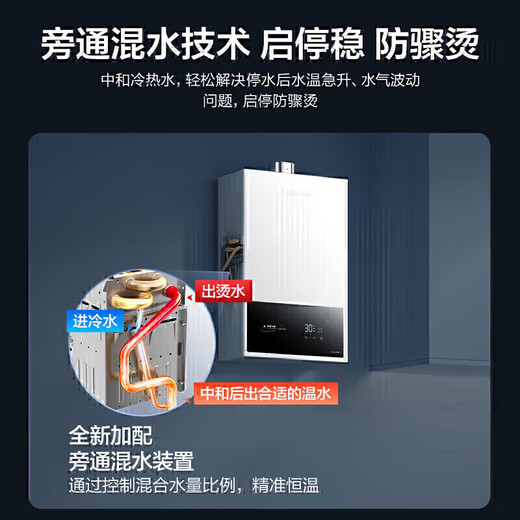 Vanward WH1 PRO National subsidy 15% 16-liter gas water heater natural gas water gas dual-adjustable constant temperature household energy-saving gas-saving anti-freeze trade-in