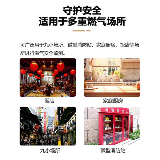 Setwell gas alarm natural gas alarm home kitchen flammable gas liquefied gas detector elderly gas leak detection