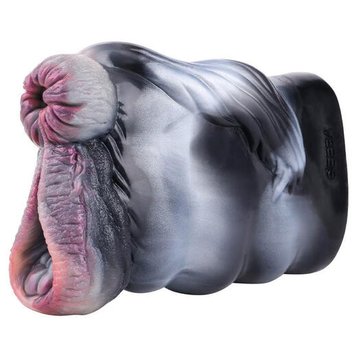Silikon Tier Vaginal Gesäß umgekehrte Form Flugzeugbecher Männliches Tier Masturbationsgerät Penis Training Curiosity Cup Sexspielzeug 6189 Zebra Silikon