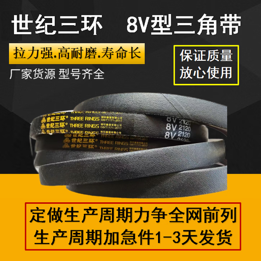 三力士（SANLUX）三角带8V1920 25N4877La窄V传动皮带抗静电耐油热 8V1920 25N4877La十条 世纪三环