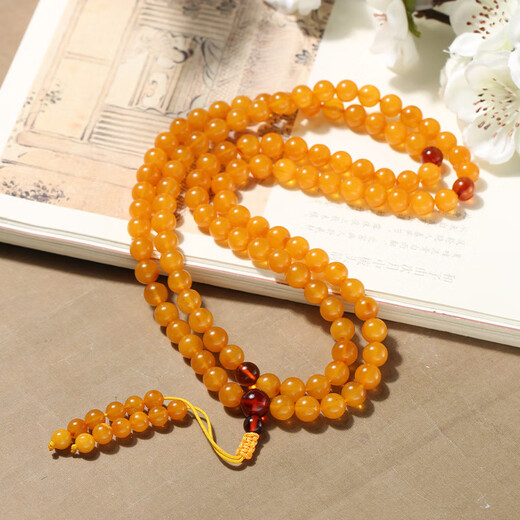 Dara beeswax blood amber bracelet for men and women, multi-circle amber bracelet, men's and women's toy necklace, birthday gift for girlfriend and mother