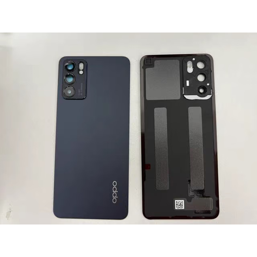 Suitable for original mobile phone glass back cover reno6pro battery cover pro+ shell back shell shell reno6 original starry dream back cover with frame
