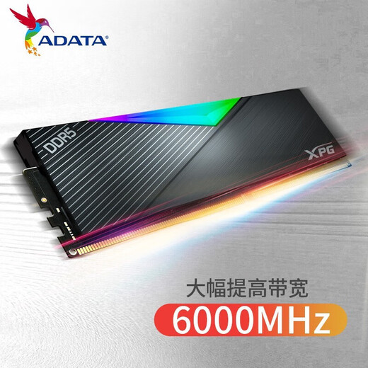 ADATA XPG Longyao D500G DDR5 desktop memory Hynix Adie particle ddr5 memory C28 timing desktop host upgrade overclocking 9800X3D dedicated C28/new Mdie 6000 24G*2 black