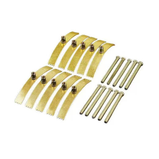 Zhewei Cassette Restaurateur Support de Prise Fil Support de Boîte Artefact Boîte Inférieure Restaurateur Boucle Prise Réparation et Fixation 10 Tôles d'acier avec Vis (la vraie chose est en Bronze)