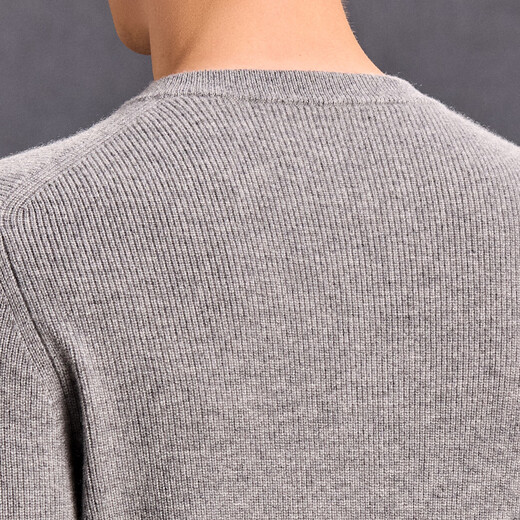 Antonio Cloud Touch & 100% Cashmere Henley Collar Cashmere Sweater Men's Autumn and Winter Warm Skin-Friendly Basement Sweater