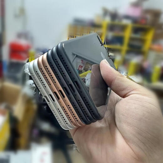 K is suitable for Apple 8p original disassembly iPhone 8 generation middle frame 8puls frame back cover 8P replacement middle frame with new after-sales defective back case black iPhone8Plus