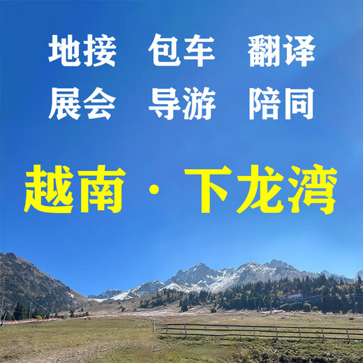 Halong Bay on-the-ground escort, chartered car, tour guide, interpreter, Vietnam on-the-ground escort, pick-up and drop-off, travel and exhibition, business inspection and medical consultation