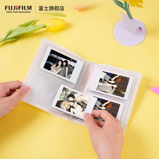 FUJIFILM instax Mini SE instant camera uses 3-inch photo paper, blue photo paper combination set 1, including standard + 20 pieces of photo paper + peripheral accessories, official standard, can write greeting cards on behalf of others