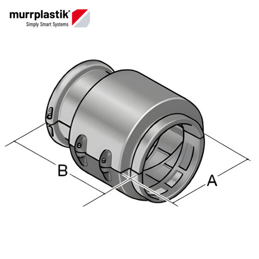 Murrplastik German Murr Plastics Industrial Robot Manipulator Pipeline Package Accessories-Telescopic Fixing Sleeve KEG-AK70-83692480