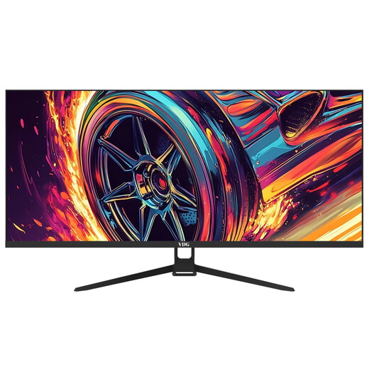 VDG 34-Zoll-4K-Hairtail-Bildschirm, hohe Bürste, E-Sport, gebogener Monitor, Gaming-Desktop-LCD, 21 9-Breitbild-Hebedesign, Aktienhandel, Büro, geteilter Bildschirm, Notebook, externer sekundärer Bildschirm, 34-Zoll-IPS-Hairtail-Bildschirm, 2K120Hz direkt