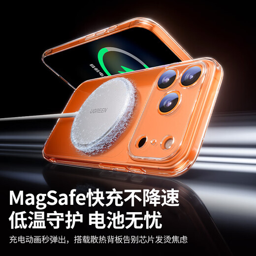 Lulian AI camera key all-inclusive | Soft edge does not damage the phone, suitable for iphone17ProMax mobile phone case, Apple 17ProMax protective cover, magnetic ultra-thin airbag, anti-fall all-inclusive