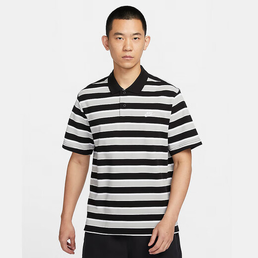 Nike (NIKE) men's sports suit 25 summer new style comfortable and breathable POLO shirt short-sleeved T-shirt five-quarter pants shorts two-piece set FN3897-010+DV9858-084 M