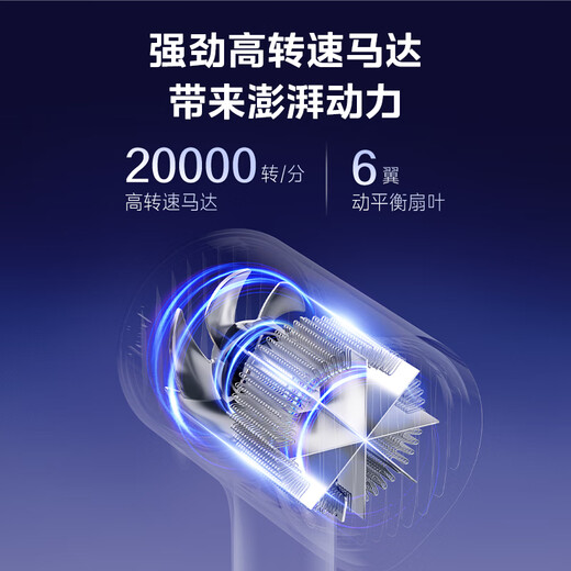 Midea 200 Million Negative Ion Hair Dryer Home Hair Care Hair Dryer Home Appliances National Subsidy Hair Dryer MB-AJ0503 Starry Night Blue National Subsidy Holiday/Birthday Gift