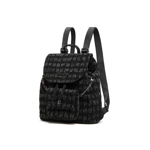 Champion美国冠军2025新款运动包男女 复古时尚百搭运动双肩包 黑色 MIC