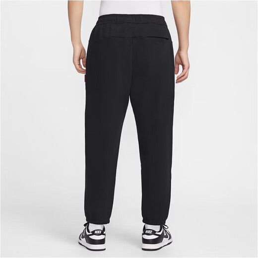 NIKE Men's Sports Pants Spring and Autumn Knitted Leggings Casual Pants Loose and Simple IB5806-010 Black M