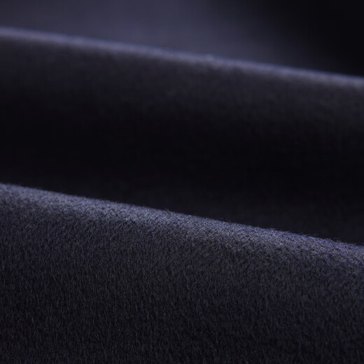 1436 1436 Travel Business 2025 Autumn New Lapel Men's Cashmere Coat Navy Blue M