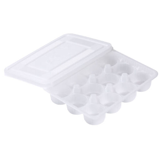 RSRDDY wonton compartment box 20 compartments private packaging box raw chaos box takeaway wonton box compartment commercial cold 12 compartment box + lid 600 sets default