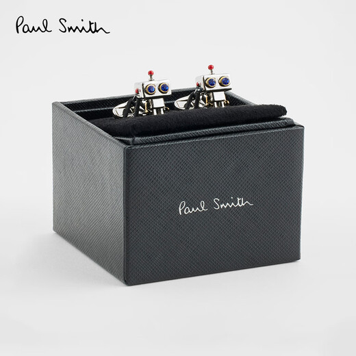 Paul Smith Men's Robotic Cuffe Links Silver 2025 Automne et Hiver Series Silver