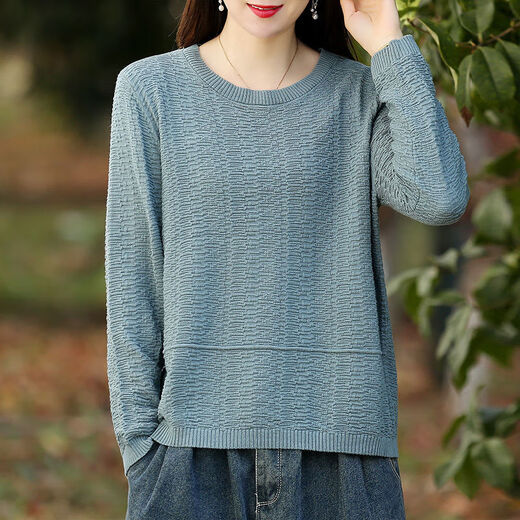 xcfreht2025文艺纯色针织衫女宽松百搭潮 黑色9901款 M  建议115-130斤