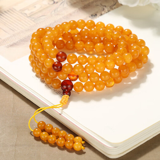 Dara beeswax blood amber bracelet for men and women, multi-circle amber bracelet, men's and women's toy necklace, birthday gift for girlfriend and mother