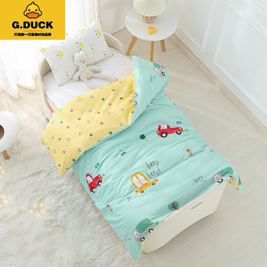 G.DUCKKIDS children's pure cotton quilt cover single piece 1.2m 1.5m baby kindergarten single quilt cover pure cotton quilt custom made mini bear (single piece quilt cover) 100x100cm
