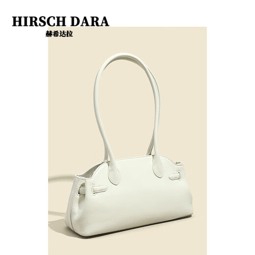 HIRSCH DARA bolso ligero de lujo con un solo hombro para las axilas, maletín portátil de nueva moda para mujer, bolso simple de piel de vaca de gran capacidad, color rosa