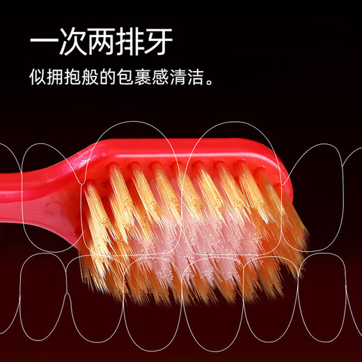RAOYI wide head toothbrush soft bristles 54 holes special toothbrush for sensitive gums 1 piece