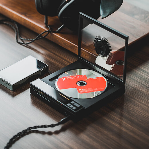 Shanling EC Zero T portable R2R tube CD player Bluetooth 5.3 dual JAN6418 tube active magnetic CD walkman CD all-in-one player Obsidian Black