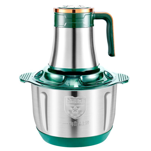 Tuojin German imported high-quality large-capacity 6-blade electric meat grinder household stainless steel multi-function stuffing and pepper 5-L5 button 1 set of six-blade knife free scraper