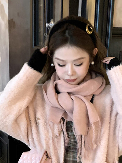 Miao Yijia black velvet headband for women, autumn and winter high skull pressure headband, elegant and high-end hairpin, versatile outer hair accessory, black C-shaped headband