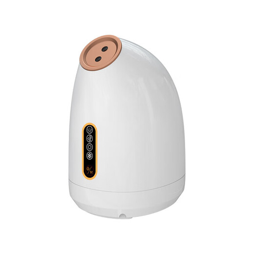 Relieve dryness, facial steamer, hot and cold dual-spray face steamer, household moisturizing nano-spray facial mask hydration device, fully upgraded, daily good things for women and men in autumn and winter, pure white Z16