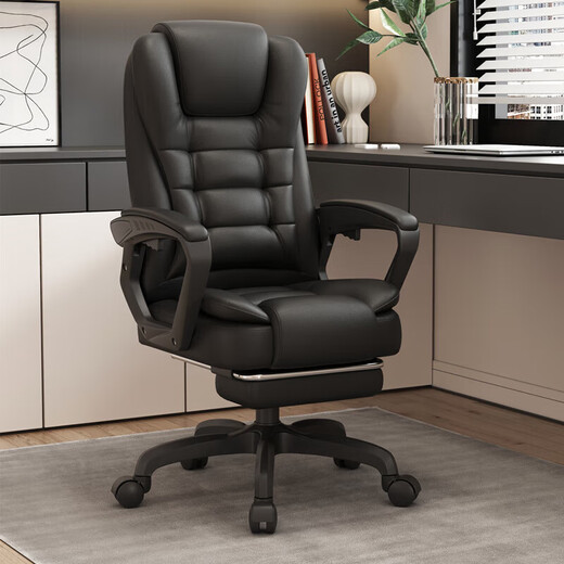 SGMW computer chair, home office chair, boss chair, high-end home chair with footrest, lunch break chair, ergonomic swivel chair