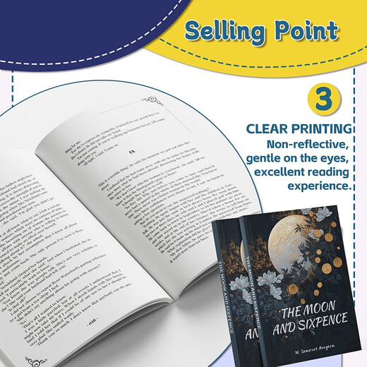 月亮与六便士THE MOON AND SIXPENCE英文原版毛姆原著正版经典世界名著英文小说 初中高中课外阅读英语小说推荐