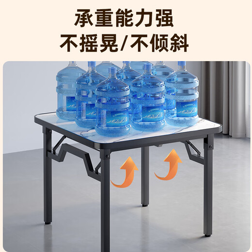 Shanshan wood art folding table household dining table small apartment dining table egg-breaking table outdoor table stall small table