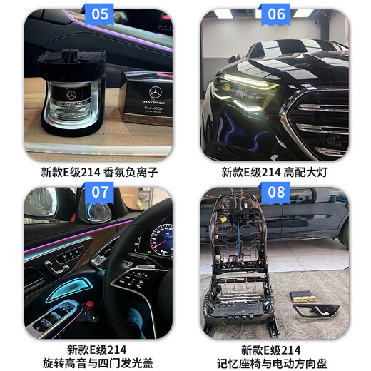 A24-25 Mercedes-Benz E-Class 214 Fragrance Negative Air Purification System 60L/E300L Original Aromatherapy System E260L/E300L Screen Control Module