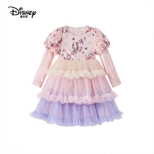 Disney Girls Princess Skirt Jumpsuit Girls Autumn Clothes 2025 New Autumn New Arrival Dress Lolita Puff Skirt