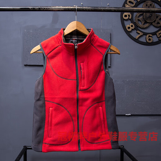 Ayub's new autumn and winter outdoor fleece vest for women, windproof warm vest, polar fleece top for hiking, mountaineering and cycling women