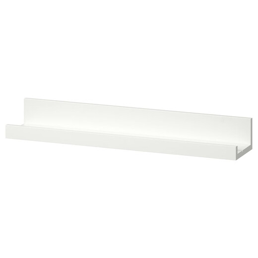 IKEA (IKEA) MOSSLANDA Moranda wall-mounted picture rack shelf storage rack saves space and can be freely matched. Wall-mounted picture rack white