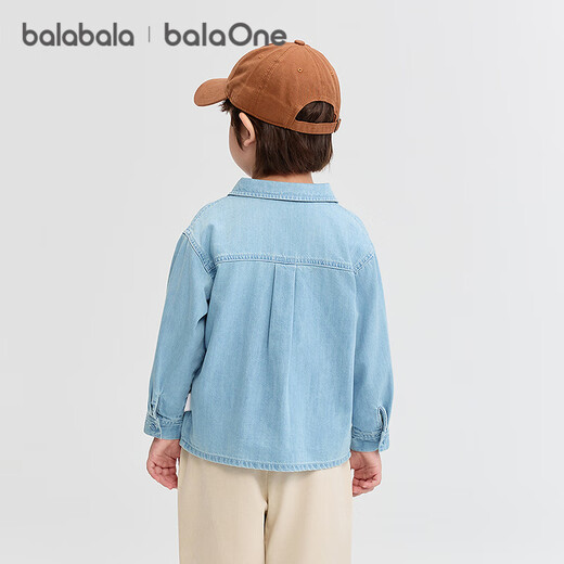 Bala Bala One baby shirt denim jacket boys and girls 2025 autumn loose 208325102203