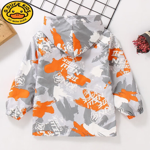 G.DUCKKIDS Boys' Jacket Spring and Autumn Thin Section 2025 New Korean Style Western Style Boy's Jacket Windbreaker Sun Protection Children's Jacket Blue 160 cm