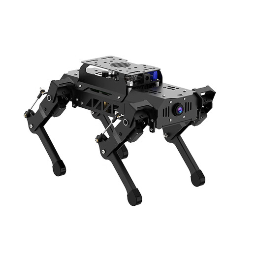 Fantasy Robot de cuatro patas Puppypi Bionic Intelligent Programming AI Vision Mockup Raspberry PI 4B/5 Desarrollo Edición que incluye radar + voz + paquete de expansión del sensor Raspberry Pi 5/8g