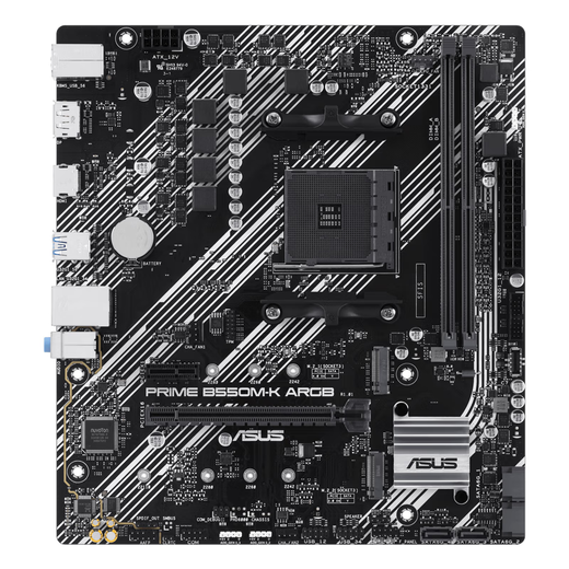 ASUS AMD5600/5600X with B550M-K/B650M motherboard processor CPU motherboard set board U set ASUS PRIME B550M-K ARGB D4 single motherboard