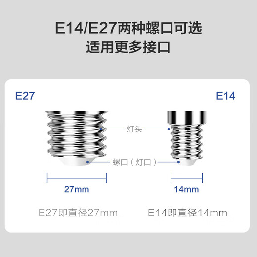 OPPLE LED bulb bulb E27 screw commercial high-power factory industrial and mining lamp chandelier 6500K incandescent lamp 70W white light floor lamp
