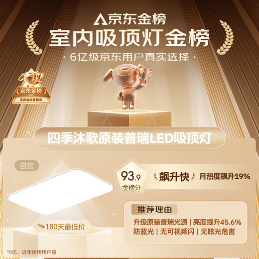 MICOE lighting full-spectrum eye protection LED ceiling lamp with high color rendering and anti-blue light living room lamp modern simple Zhongshan lamp