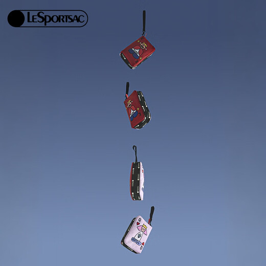 LeSportsac new funny duck small lucky series king poker childlike change storage clutch king and queen