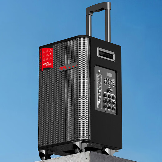 Malata (Malata) M+9297 outdoor electric acoustic guitar folk singing instrument speaker square dance performance audio wireless Bluetooth home trolley speaker 15-inch OTG lossless live broadcast