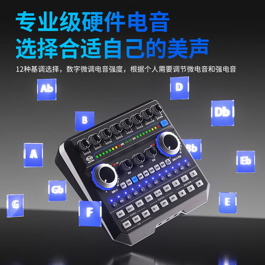 声佰乐（Bole） B6 PRO手机直播设备全套抖音快手主播声卡套装电脑话筒麦克风唱歌话筒手机k歌b6plus升级款 B6 Pro声卡(不含麦克风)